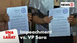 4 na impeachment complaints vs. VP Sara, inendorso na sa House Justice Committee | Una Sa Lahat