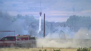 Fire stopped after evacuation orders lifted for Magna brush fire