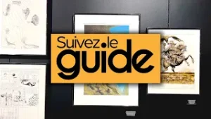 Suivez le guide - au musée de la BD à Bruxelles pour l'Expo Claude Renard