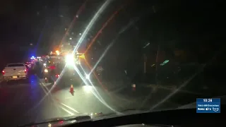 Komo Mai Drive contraflowed due to downed power lines