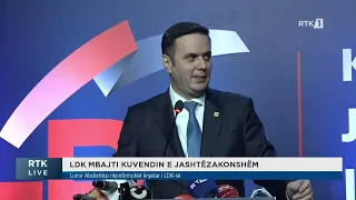 LDK mbajti Kuvendin e jashtëzakonshëm  30.07.2026