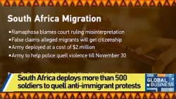 South Africa deploys more than 500 soldiers to quell anti-immigrant protests