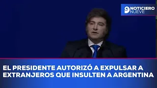 The President authorized the expulsion of foreigners who express hatred or insult Argentina