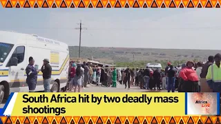 South Africa hit by two deadly mass shootings