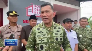 PANGDAM XXI RADIN INTEN TINJAU PROGRES KDKMP DI KOTA BENGKULU