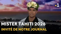 The new Mister Tahiti is our guest on the evening news