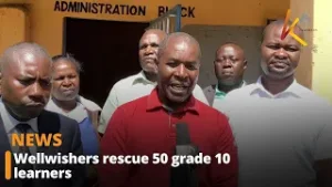 Wellwishers rescue 50 grade 10 learners