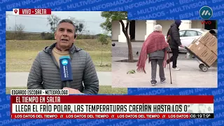 OLA POLAR EN SALTA: PODRÍA CAER AGUANIEVE Y LAS MÁXIMAS NO SUPERARÍAN LOS 10°C