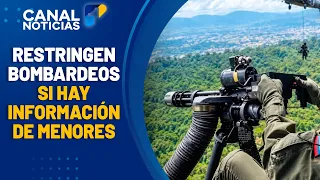 Military bombing suspended due to presence of minors | Noticias Canal 1