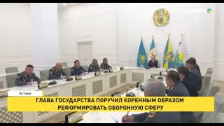 The head of state ordered a radical reform of the defense sector