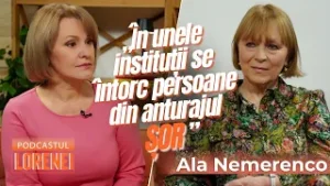 Podcastul Lorenei #20 Ala Nemerenco: fără un nou mandat, scheme în sănătate, realizări și dezamăgiri