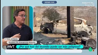 Un bombero explica qué hacer si un incendio nos sorprende en el coche o en casa - Más Vale Tarde