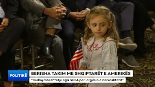 BERISHA TAKIM ME SHQIPTARËT E AMERIKËS/ “Kërkoj mbështetje nga SHBA për largimin e narkoshtetit”