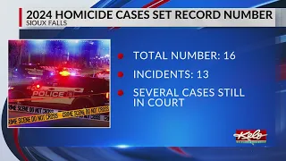 What is the status of 2024 homicide cases?