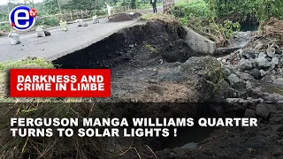 DARKNESS AND CRIME IN LIMBE: FERGUSON MANGA WILLIAMS QUARTER TURNS TO SOLAR LIGHTS !