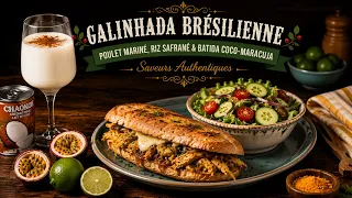 La Table de Maria: Galinhada Brésilienne | Poulet Mariné, Riz Safrané & Batida Coco-Maracuja