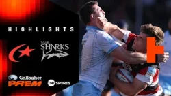 MASSIVE BATTLE! 🔥 | Saracens vs Sale Sharks | Gallagher PREM Rugby Highlights