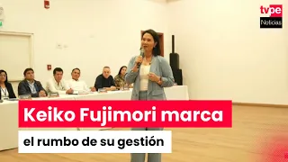 Keiko Fujimori highlights commitment to the country during parliamentary induction