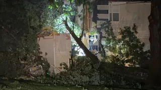 Man killed when tree falls on home during storms in central NC