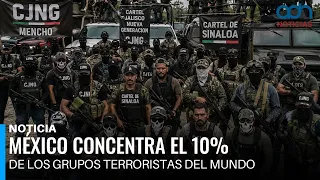 Mexico accounts for 10% of the world's terrorist groups, according to U.S. classification