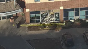 NFP - Car crashes into building in North Center