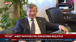 Ahmet Davutoğlu'na soruşturma başlatıldı! #gündem #haber