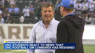 UNC football GM Lombardi resigns amid ongoing investigation