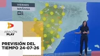 Weather forecast for Aragon, Friday, July 24