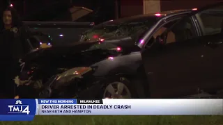 Driver arrested in deadly crash