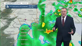 'Wave after wave' of showers Saturday into Sunday
