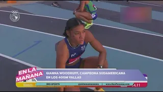 Gianna Woodruff, South American Champion in the 400m Hurdles | Nex Sports - In The Morning