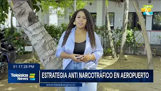 #TeleislasNews I Estrategia anti narcotráfico en aeropuerto.