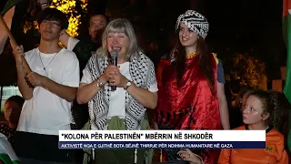 Kolona për Palestinën mbërrin në Shkodër