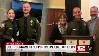 ‘We stand with them’: Golf tournament supporting injured Chesterfield officers