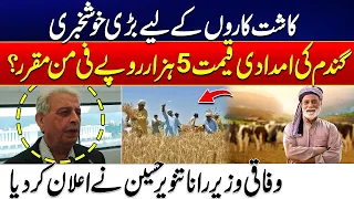 Wheat Support Price Rs 5,000 Per Maund? Rana Tanveer Announces Major Update