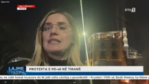 Protesta e PD-së në Tiranë - Drejtpërdrejt Tiranë