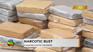 Narcotic Bust: Suspected cocaine intercepted - Evening News on Adom TV (07-08-26)