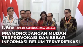 Pramono Speaks Out on the Clash in Matraman | AKIM tvOne