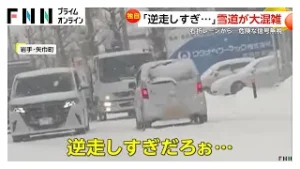 「逆走しすぎだろぉ」子供もあきれる程の雪道逆走で大混乱　「またか」同じ場所同じ時間に信号無視する車　岩手・群馬（2026年02月04日）