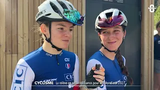 The French national cycling hopefuls on a scouting run for the 2027 World Championships
