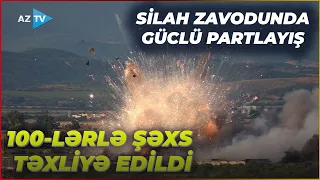 Avropa ölkəsində SİLAH ZAVODUNDA partlayış oldu: 100-lərlə şəxs təxliyə edildi – TƏHLÜKƏLİ ANLAR