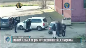 Fabrică ilegală de țigarete descoperită la Timișoara