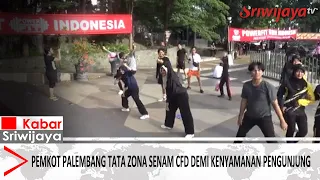 Palembang City Government Reorganizes CFD Aerobics Zones for Visitor Comfort