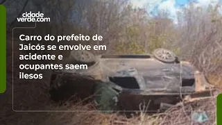 Jaicós mayor's car involved in accident; occupants escape unharmed