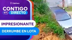 "I THOUGHT IT WAS AN EARTHQUAKE": Alert in Lota due to violent landslide - Contigo en Directo