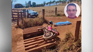 Motorcyclist dies after falling into cattle guard in rural Patos de Minas