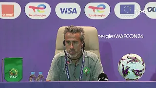 Women's national team coach, Jorge Vilda: We are ready to reach the final of the Women's Africa C...