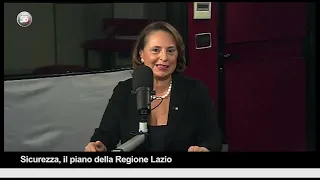 Sicurezza, il piano della Regione Lazio