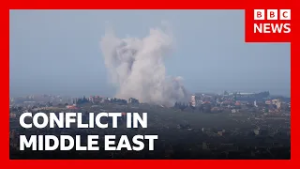Israel and Hezbollah exchange fire after Iran attack | BBC News