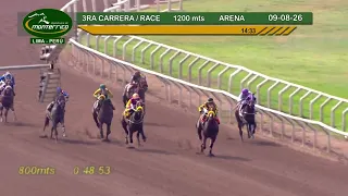 Hipódromo Monterrico - 3ra Carrera 09 Agosto 26